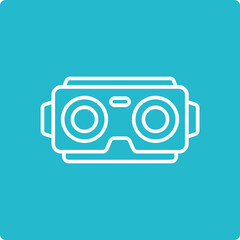 Fototapeta premium Stereoscopic Icon