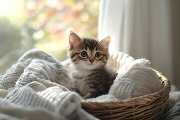 The Kitten's Quiet Moment