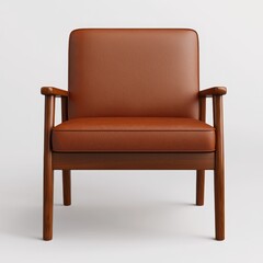 Fototapeta premium Stylish Modern Chair for Contemporary Living Room Design Inspiration