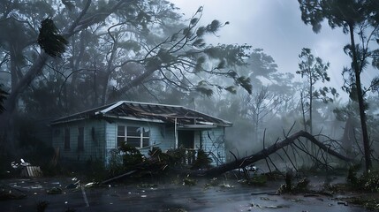 A hurricane is a powerful and destructive tropical storm characterized by strong winds, heavy rainfall, and swirling, organized systems of clouds. Forming over warm ocean waters, hurricanes are fueled