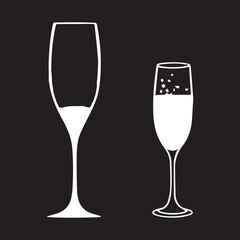 black and white bear glass logo type silhouette design