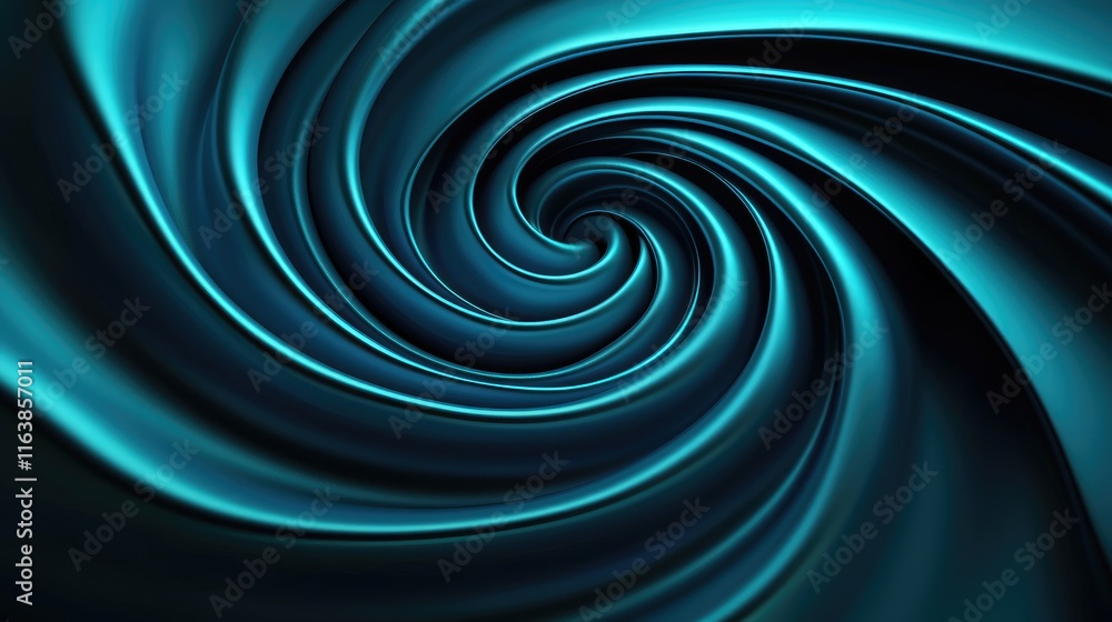Poster dynamic swirling patterns abstract design digital art futuristic environment close-up view visual co
