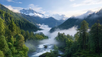 Obraz premium Himalaya landscape, energetic