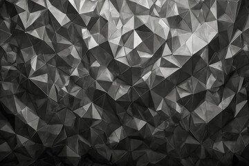 Fototapeta premium abstract geometric grey background banner, featuring a sleek and modern design for professional use or advertising