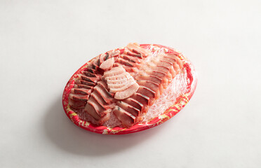 Sashimi, fresh raw fish dish