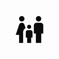 family members icon sign vector
