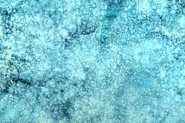 art background of streaks with dry drops in blue