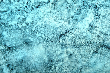 art background of streaks with dry drops in blue