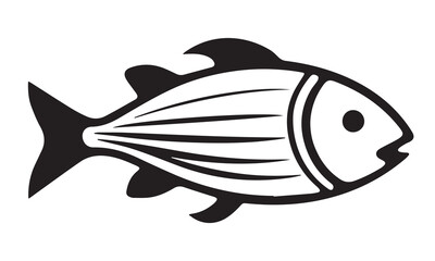 fish vector silhouette