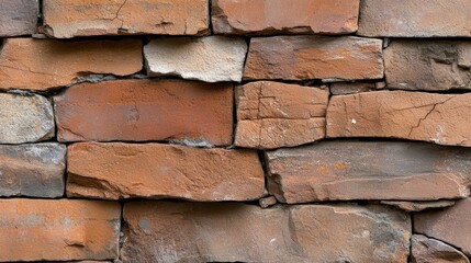 Obraz premium Charming Cat on Brick Wall