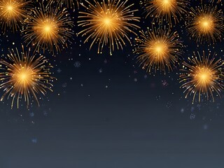 Naklejka premium new fireworks