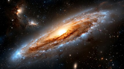 Fototapeta premium Exploring the Vast Galaxy Background