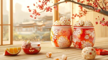 Sustainable Lunar New Year Product Line Displaying Eco-Friendly Designs