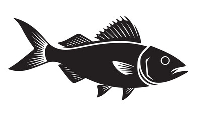 fish vector silhouette