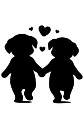 Baby Animals Holding Hands SVG SVG, Baby Animals Holding Hands SVG Svg Bundle, Cute Baby Animals Holding Hands SVG Vector, Baby Animals Holding Hands Silhouette, Baby Animals Holding Hands Clipart, Ba