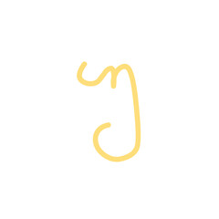 Georgian alphabet vector