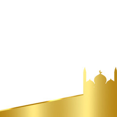 Islamic Golden Mosque Frame