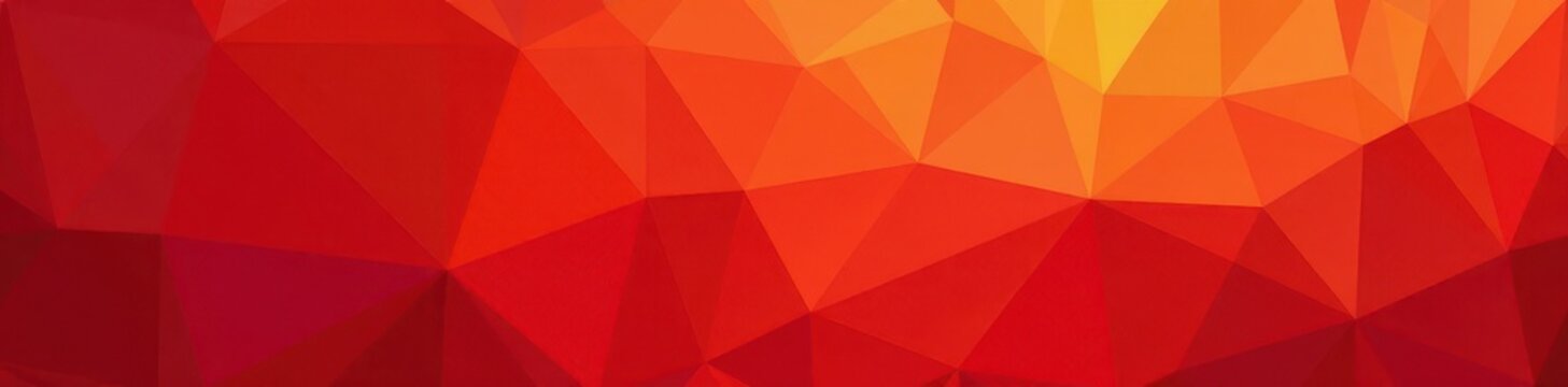 Abstract red-orange polygonal geometric pattern , desktop, faceted