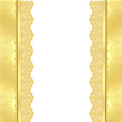 Gold Islamic Pattern Border