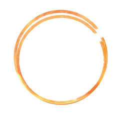 Aesthetic golden circle frame