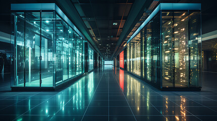 Fototapeta premium tunnel in the night