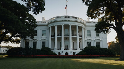 Naklejka premium Historic European Architecture – Old Palace, Church, and Government Buildings with Landmark Facade