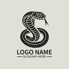 Tropidophis Melanurus Snake Logo Design, Venomous Snake Logo, Reptile Logo, Wildlife Logo, Nature Logo