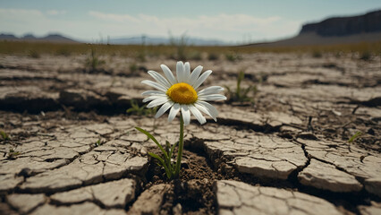 Beautiful Spring Flowers in Bloom: Yellow Daisies and White Chamomile in a Vibrant Garden"
