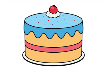 cake vector,  icon vector illustration, cake silhouette of a cake isolated on a white background, eps, png, svg,  vector,