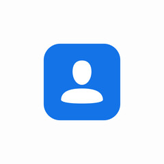 user person icon sign vector