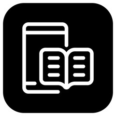 Editable e-book reader app vector icon. Online learning, course, tutorial. Part of a big icon set family. Perfect for web and app interfaces, presentations, infographics, etc