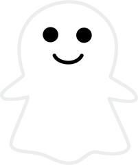 cute halloween ghost doodle