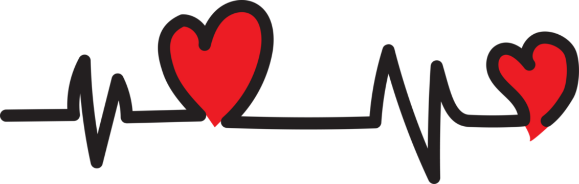 Symbol love heart typography for valentines day. - Powered by Adobe