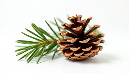 Fototapeta premium Close-up of a Pine Cone and Branch