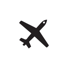 Obraz premium airplane icon isolated on white