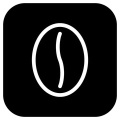 Editable coffee bean vector icon. Cafe, coffee shop, restaurant, drink, beverages. Part of a big icon set family. Perfect for web and app interfaces, presentations, infographics, etc