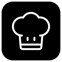 Editable chef's hat vector icon. Food, restaurant. Part of a big icon set family. Perfect for web and app interfaces, presentations, infographics, etc