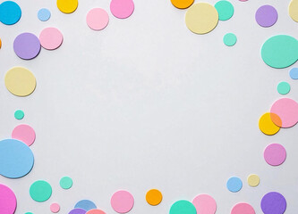 색깔 점 이미지 Colorful Dots Image