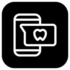 Obraz premium Editable online dentist appointment vector icon. Dentistry, healthcare, medical. Part of a big icon set family. Perfect for web and app interfaces, presentations, infographics, etc