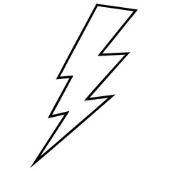 Lightning Bolt Vector Clean Line Art Concepts