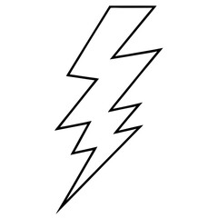 Lightning Bolt Vector Clean Line Art Concepts