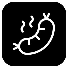Editable sausage, hotdog vector icon. Part of a big icon set family. Perfect for web and app interfaces, presentations, infographics, etc