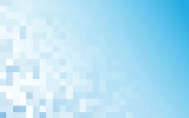 Abstract blue background. Banner template design. puzzle and mosaic concept with blue and white color 