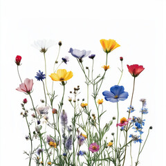 Fototapeta premium Flower poppy illustration
