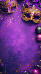 Festive Masquerade Party Background