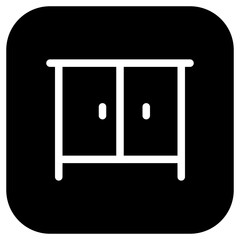 Editable cabinet, nightstand vector icon. Part of a big icon set family. Perfect for web and app interfaces, presentations, infographics, etc