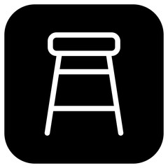 Editable stool vector icon. Part of a big icon set family. Perfect for web and app interfaces, presentations, infographics, etc