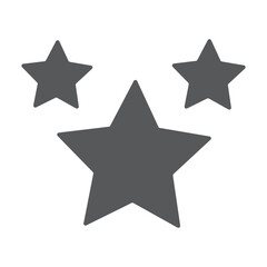 Gold star rating icon set from 0.1 to 5