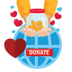 charity donation, Charity donation poster fundraiser poster