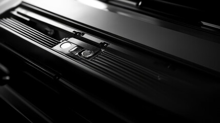 Obraz premium Copier printer, Close up the photocopier or photocopy machine office equipment workplace for scanner or scanning document and printing or copy paper duplicate.